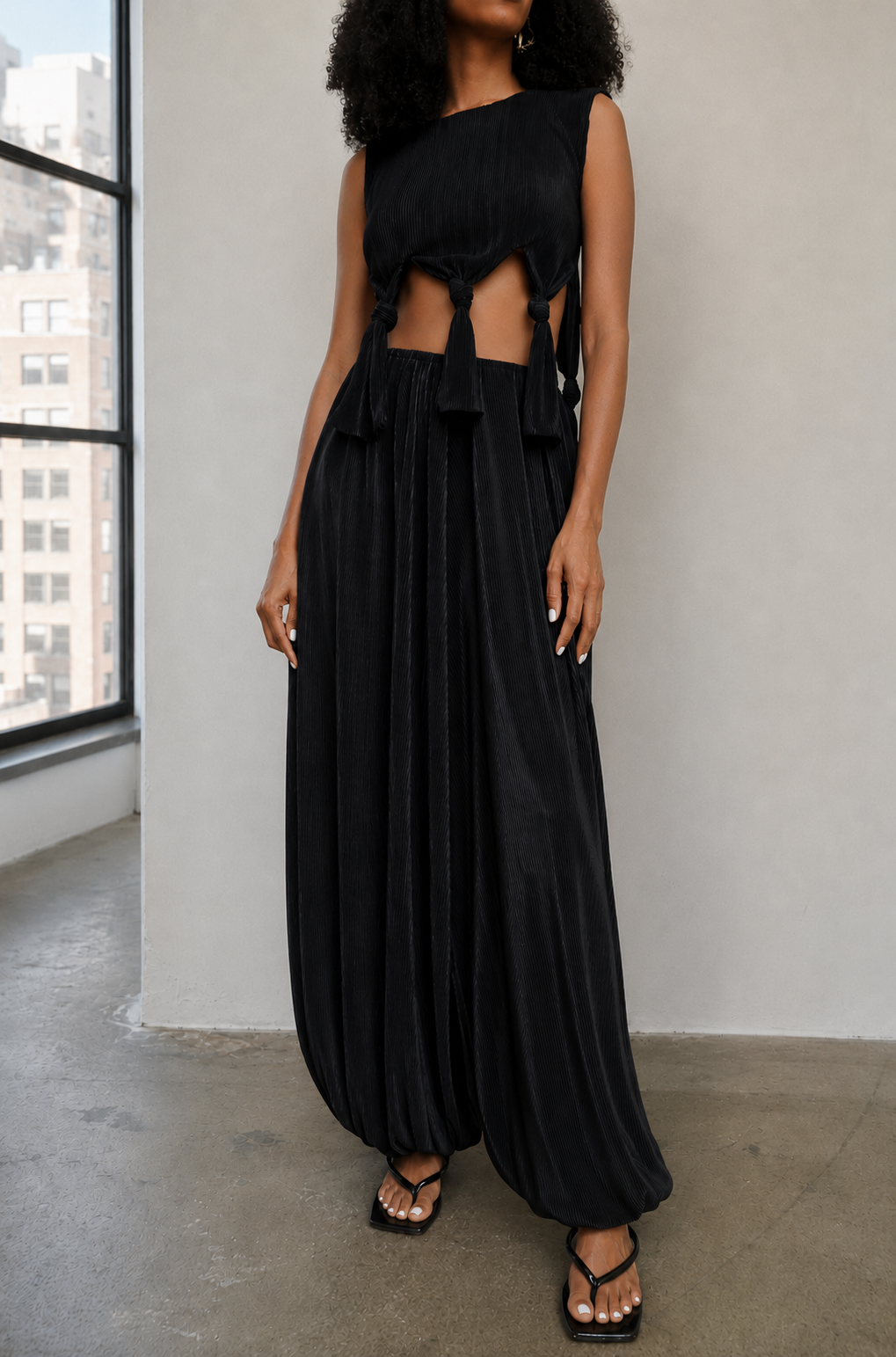 Jade Balloon Pants / Black