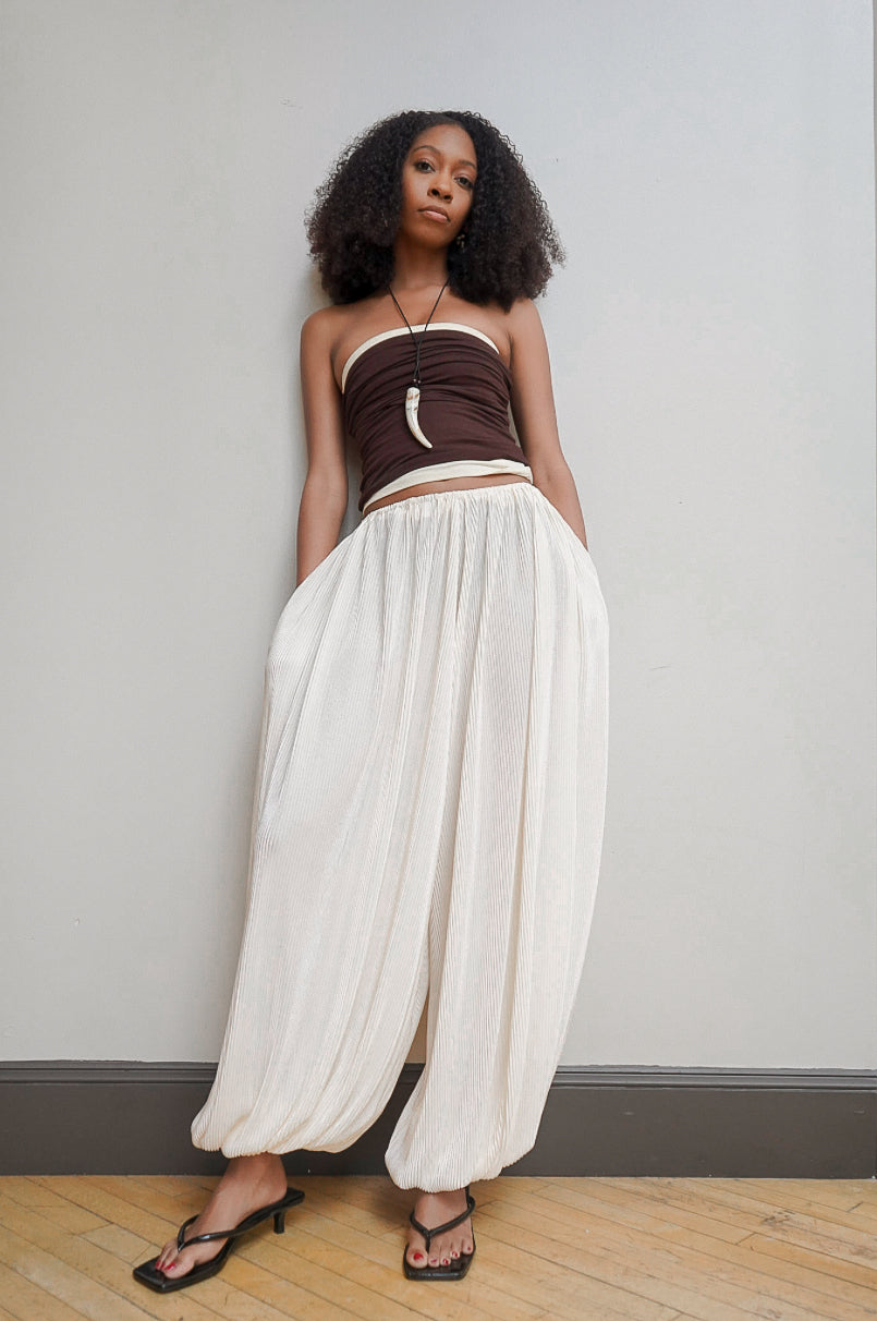 Jade Balloon Pants / Ivory